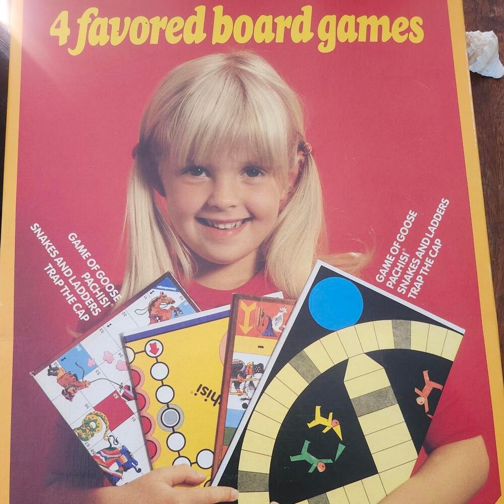 1982 4 favored Games  Fun family night everything is in great vintage